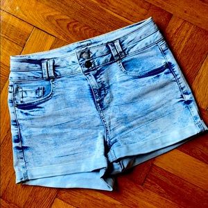 Acid Wash Shorts
